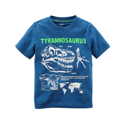 [225H426B224] 카터스아기 여름 반팔 공룡 티셔츠(신생아/돌아기/유아)